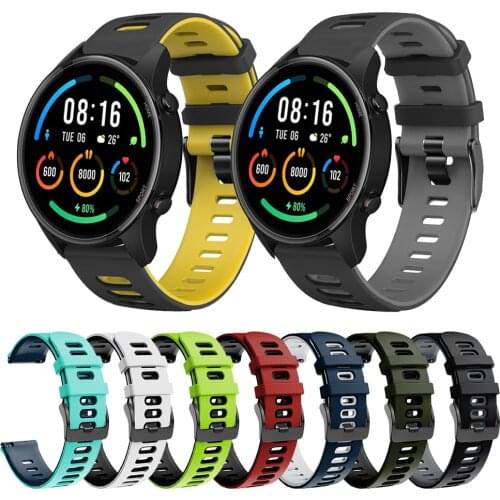 Sports Silicone Band for Xiaomi mi watch color sports edition Strap Watchband for Mi watch color Bracelet ремешок Correa