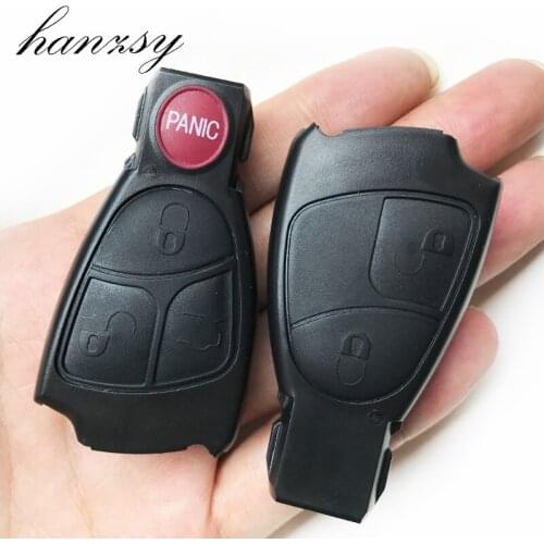 2/4 Buttons Smart Key shell For Mercedes Benz A B C E S GML CL CLS CLA CLK ML SLK Class W203 W204 W211 Replacement Car key Case