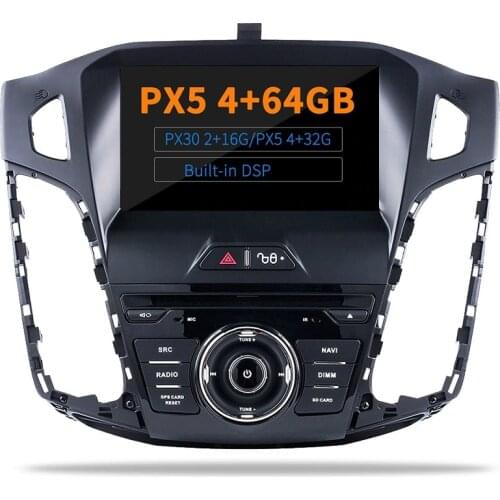 Android 10 Car Radio for Ford Focus 2012 2013 2014 2015 2016 2017 2018 2 Din GPS Navigation Bluetooth Player Dashboard