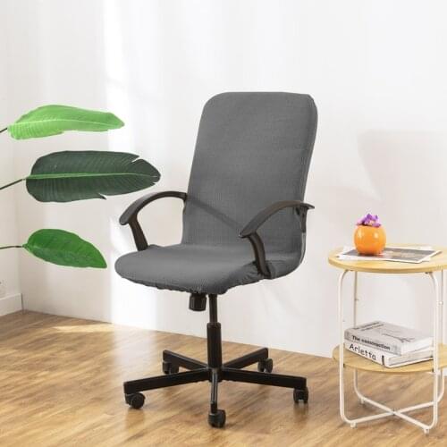 Cover for computer chair slipcover arm chair slipcovers Jacquard Office Chair Slipcover Elastic for Home Armchair 1PC
