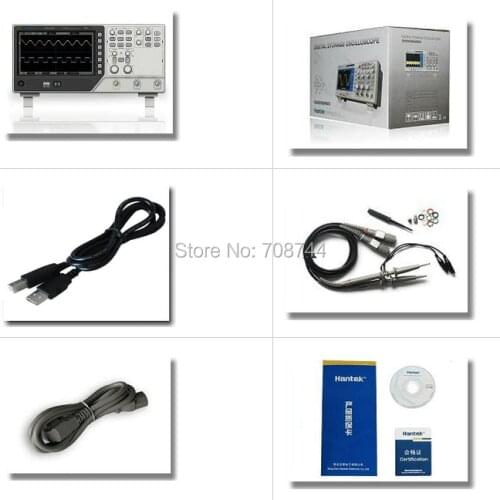 Hantek DSO7202B Digital Storage Oscilloscope 2Gsa/s Real Sample Rate 2 Channels 200MHz Bandwidth 64K Memory Depth
