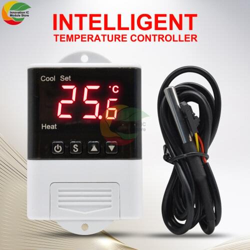 DTC2200 AC 110V 220V Thermostat Temperature Controller Heating Cooling Sensor Electronic Digital Microcomputer Thermoregulator