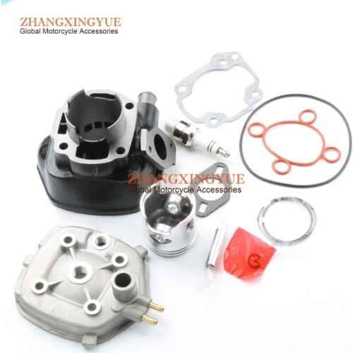 Cylinder 70ccm Minarelli for Benelli 491 K2 Beta Ark Eikon Malaguti F12 F15 LC 50 +E6T spark plug