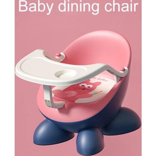 Baby Booster Seat Portable Baby Dining Chair Adjustable Stool Dinette Chair Comfortable Backrest Feeding Chairs With sound