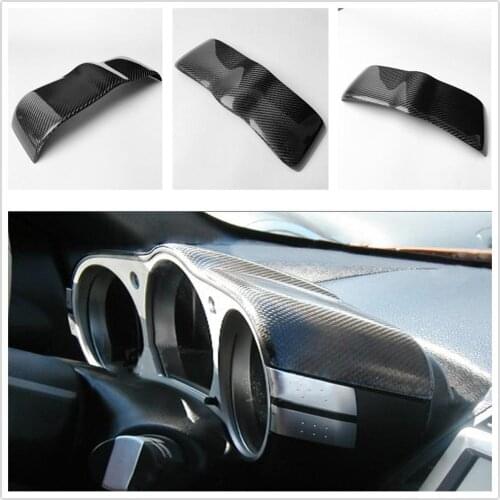 For Nissan 350Z Z33 Carbon Fiber Dial-style Instrument Panel Decorative Dash Cover Tuning Part Car Modified Interior Accessories