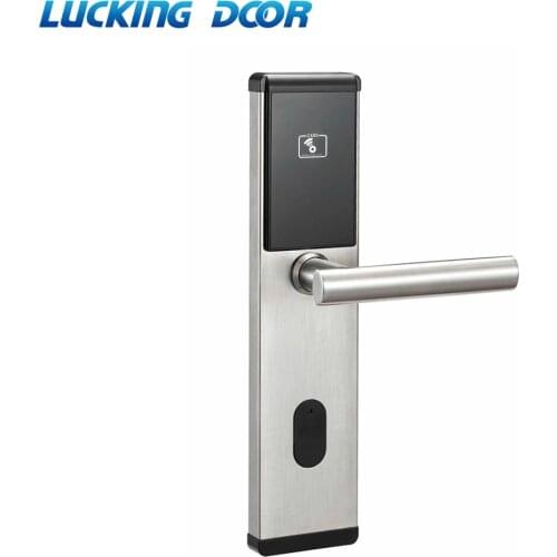 New fashion smart RFID hotel lock system, RFID card electronic door handle lock, smart hotel door lock system RIFD system