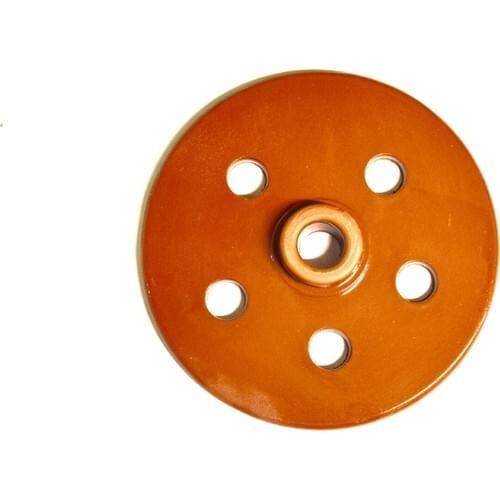 Clay Pottery-Medium Size Glazed Winding-Fountain Stone/kapağı-20 cm