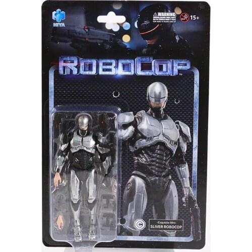 Hiya Toys RoboCop 2014 Movie Robocop EM-208 1/18 Scale Action Figure Collectible Model Toy