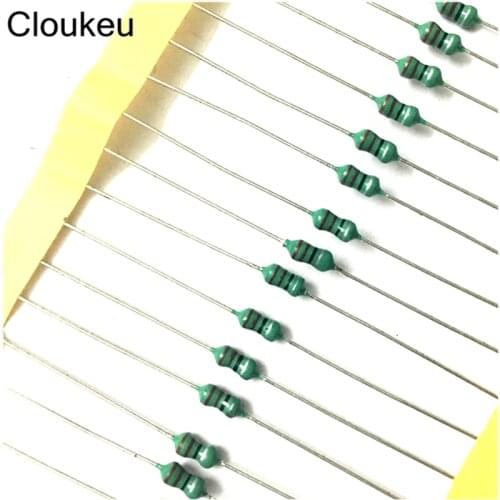 20Pcs 0307 Color ring inductance 1/4w Inductor 0.22/1/1.8/2.2/3.3/4.7/6.8/10/15/18/22/33/39/47/56/82/120/150/220/470/680/1000 uH
