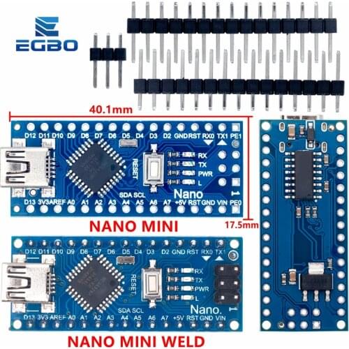 1PCS EGBO Nano 3.0 controller nano CH340 USB driver ATMEGA328 ATMEGA328P nano Mini USB With the bootloader for arduino