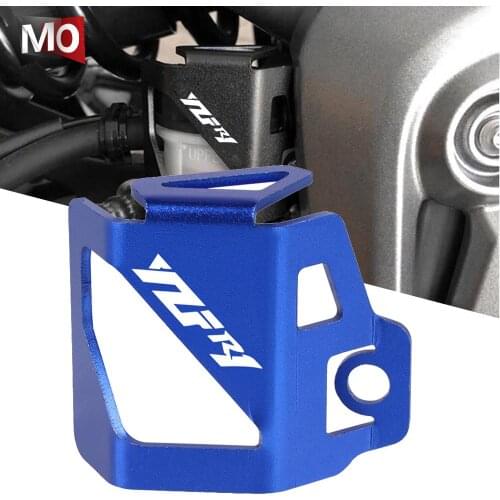 Motorcycle Rear Brake Fluid Reservoir Cap Cover Guard Protector For Yamaha yzf r1 YZFR1 2011-2021 2019 2018 2017 2016 2015 2014