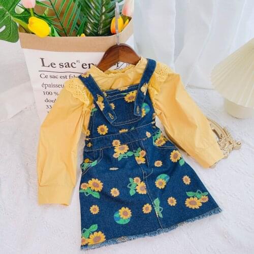 Джинсовые платья для малышек Landozone China At AliExpress