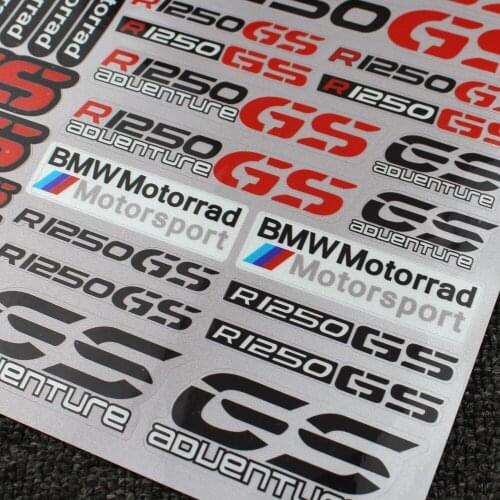 Motorcycle Racing Tail Box Beak Fender Decal Shock Absorber Decals Reflective Waterproof Sticker for BMW R1250GS R1250gs Sign