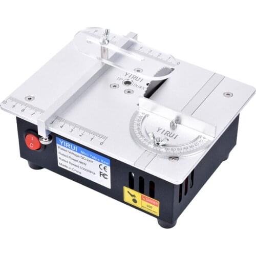 96W 5000rpm Mini Multifunctional Table-Saw Electric Desktop Saws Small Household DIY Cutting Tool Woodworking Lathe Machine