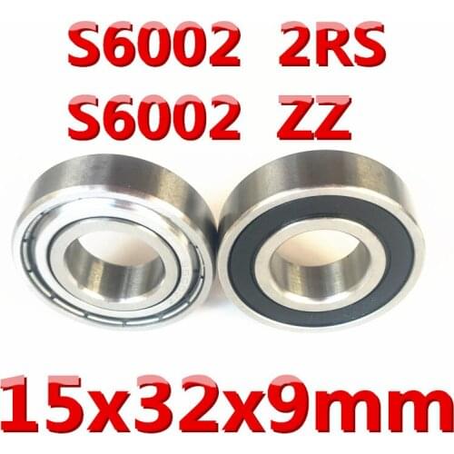 2019 Rushed New Thrust Bearing High Quality S6002zz S6602 Rs S6002 2rs Ball Bearing 15x32x9mm 440c Deep Groove For Bike Part