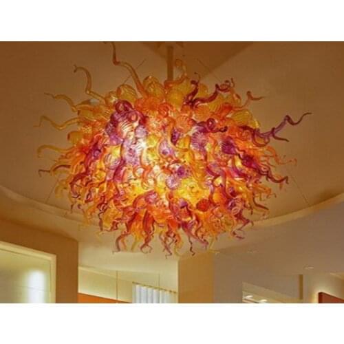 New 2016 Flower Chandelier Hand Blown Murano Glass for Living Room