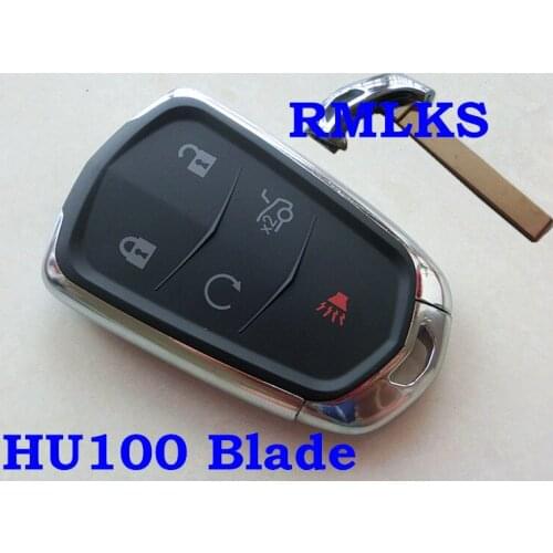 NEW 6 Button Replacement Smart Remote Key Case Entry Fob Key Shell Fit For Cadillac ATS-L CTS SLS SRX New XTS (2015 New Style!)