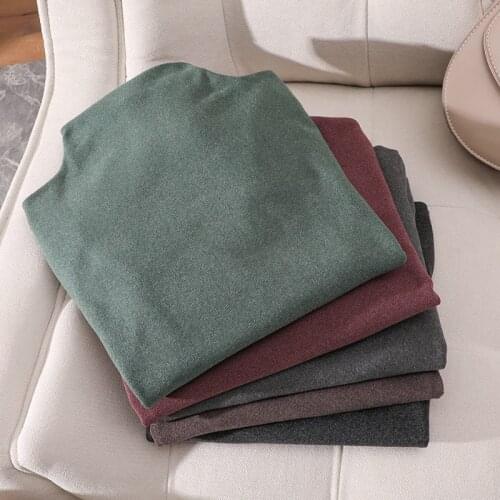 Turtleneck slim fit tshirt femme cotton Sweater camisas mujer 2021 Pullover thicken t shirt long sleeve tops womens clothing