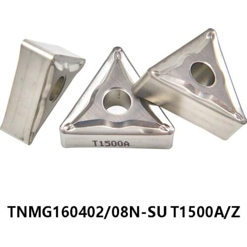 Original TNMG TNMG160402N-SU T1500Z TNMG160408N-SU T1500A Turning Lathe Tools TNMG160402 TNMG160408 Carbide Insetts 10pcs/box