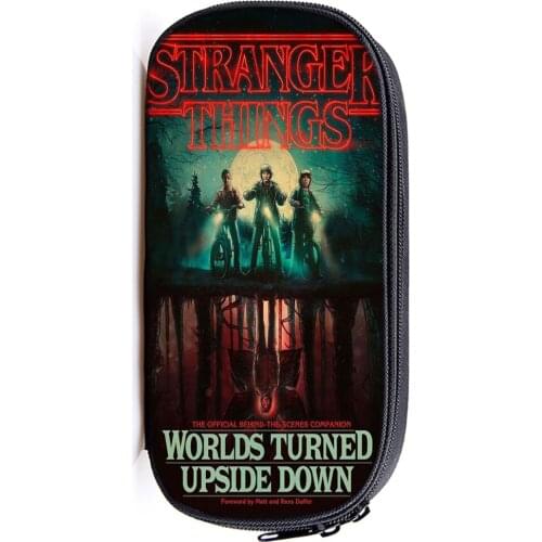 Stranger Things 3 Kids Pencil Bag Students Boys Girls Multifunction Bag Back to School Pencil Holder Fashion Pen Bag Box Gift