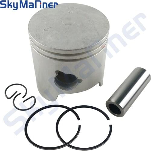 6K5-11631 Piston And Ring 6K5-11601 STD For Yamaha Outboard Motor 2T 60HP 3CYL Powertec Parsun T60 6K5-11631-03 6H3-11631-01-96