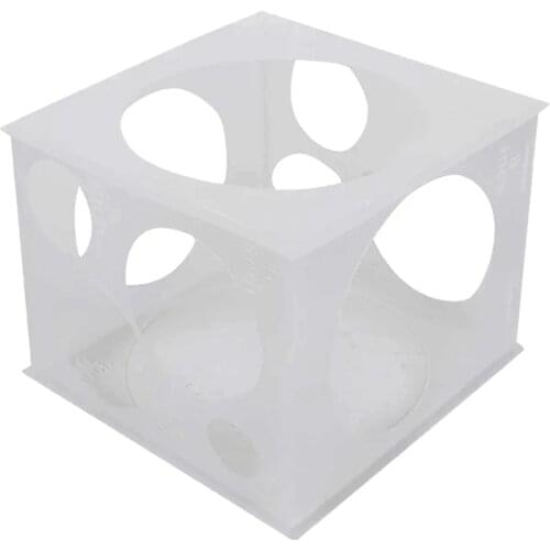 Portable Lightweight Collapsible Balloon Sizer Box Template Cube Balloon Size Measurement 11 Hole