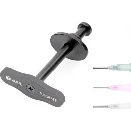 2UUL Aluminum Alloy Rotary Solder Paste Booster UV Solder Mask Ink Welding Oil Needle Barrel Booster Propulsion Tools