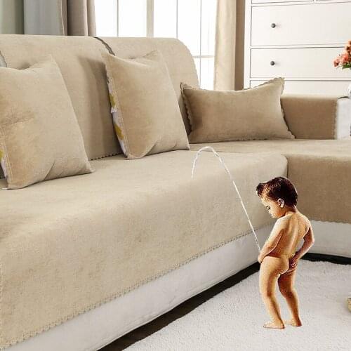 Waterproof Sofa Cushion Sofa Cover Anti-slip Pet Pad Diaper Four Seasons Sofa Towel Nordic Universal Solid Color