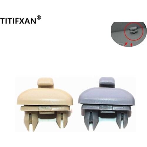 2Pcs Car sun visor makeup mirror shading plate base plastic fasteners clips for A1 A3 A4 A5 A6 A7 Q3 Q5 Q7 TT