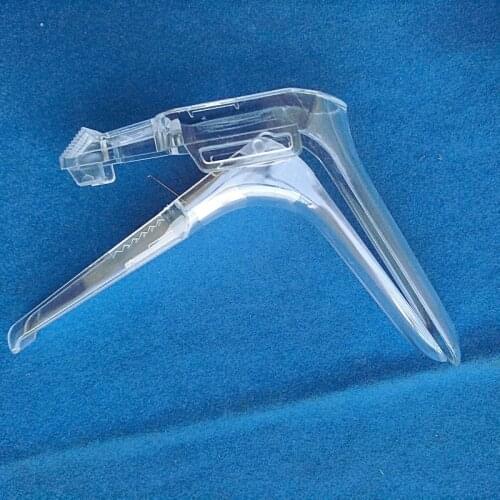 5pcs Colposcopic dilator examination wide vaginal device with light source searchlight endoscope transparent disposable vagina