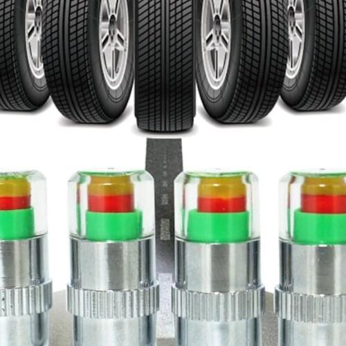 Car auto tire pressure monitor tire gage alert sensor indicator valve cap sensor