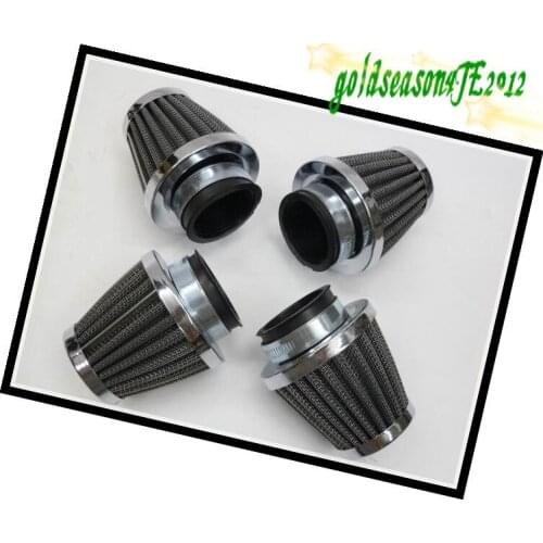 Freeshipping 4 x 52mm Spike Air Filter airfliter Intake Cleaner for ATV Dirt Pit Bike Quad Motorcycle