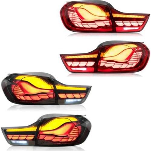 For GTS OLED Style Full LED Dynamic Tail Light with Turn Signal Replacement for BMW 4 Series F32 F33 F36 F82 F83 M4 2014-2020