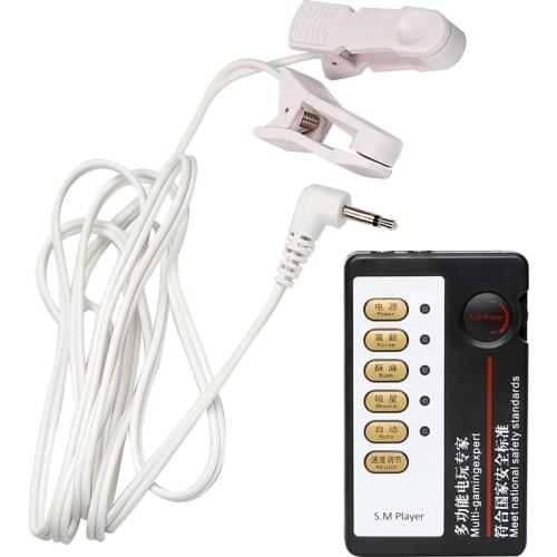 IKOKY Nipple Flirting Toys Unisex Sex Toys For Couples Clitoris Clip Stimulator Electric Shock Nipple Clamps Sex Products