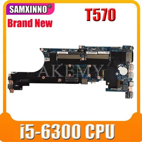 Laptop Motherboard With i5-6300U SR2F0 Cpu For T570 01ER445 LTS-1 MB 16820-1 448.0AB06.0011