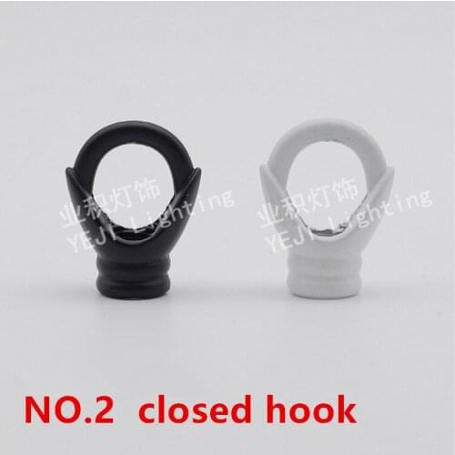 M10 black and white opening closed hook Rings chandelier Load hook led tube light accessories Lighting accessories DIY