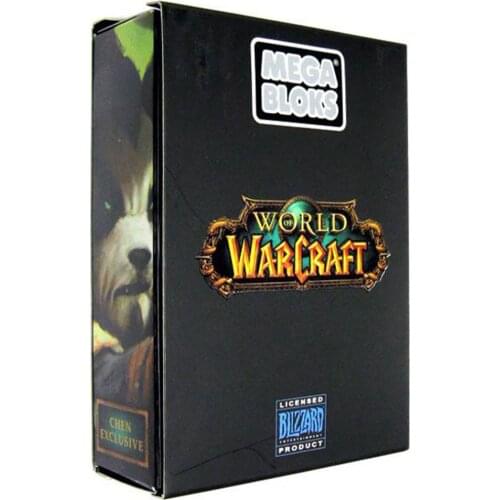 Mega Bloks World of Warcraft Jade Chen Stormstout Figure Set Blizzcon 2012 Exclusive Chen Stormwind Gifts for Children Adults