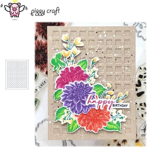 Craft metal cutting dies cut die mold Lattice rectangular frame Scrapbook paper craft knife mould blade punch stencils die