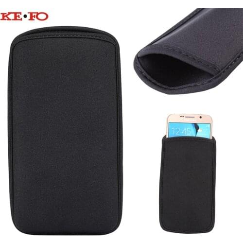 KEFO Neoprene Protective Phone Case Cover Universal Sleeve Pouch Bag For Huawei P20 Pro Plus P10 P9 Lite Mini P8 Lite 2017 Coque