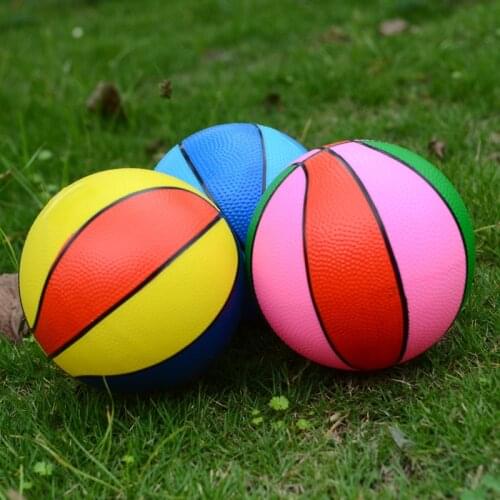 15cm Colorful Inflatable Ball Bouncing Balls PVC Rubber Ball Kids Basketball educational Toy Ball Outdoor toys