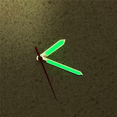 Watch Hands Green Luminous Three Pointers Needles Spare Parts for NH35 NH36 Movement