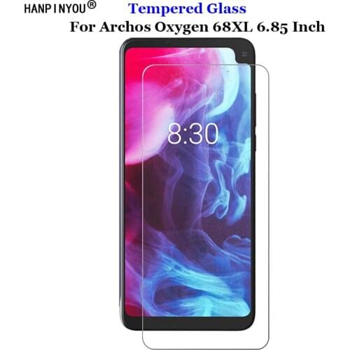 For Archos Oxygen 68XL Tempered Glass 9H 2.5D Premium Screen Protector Film For Archos Oxygen 68XL 6.85"
