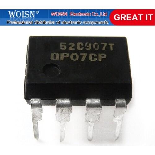 10PCS OP07CP DIP8 OP07 DIP General operational amplifier new original In Stock
