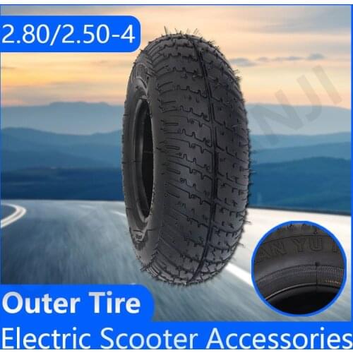 2.80/2.50-4 Outer Tyre for Gas Electric Scooter ATV Elderly Mobility Scooter 2.80*2.50-4 Tyre Accessory