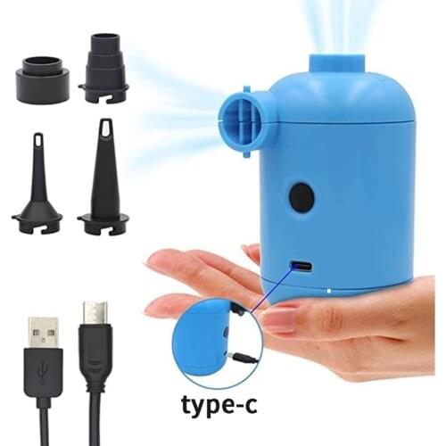 5V USB Mini Electric Swimming Ring Air Pump Inflate Deflate Inflator Portable