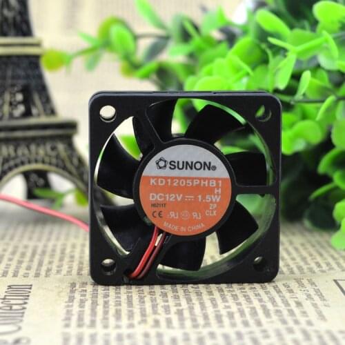 Authentic FOR SUNON 5CM Heat Dissipation Fan 12V 1.5W KD1205PHB1 5015 Fan