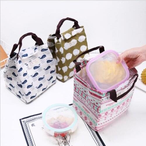 Large lunch bag Food Fresh Vehicle Insulation Large Capacity Waterproof Portable Picnic Insulated Tote Oxford Cloth Lunch Bag