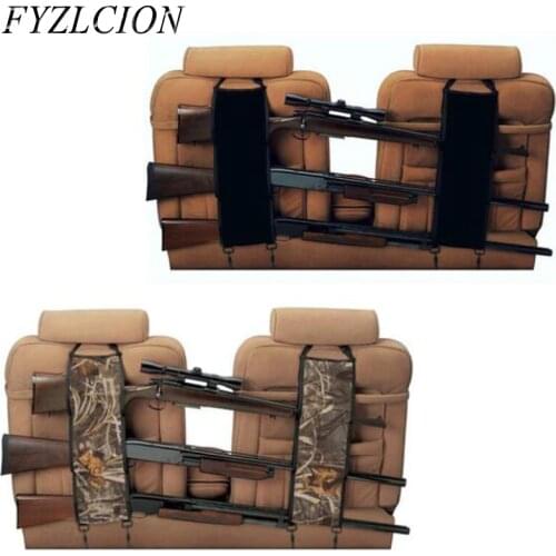 Portable Multi-Function Tactical Gun Case Car Front Seat Back Pocket Hang Bags Rifle Sling Tactical Pouch Holder Rack
