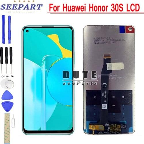 Honor 30S CDY-AN90 LCD For Huawei Honor 30S 6.5" LCD Display Touch Screen Digitizer Assembly For Huawei Nova 7 SE CDY-AN00 LCD