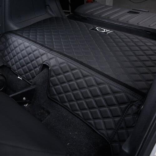 For Smart 451 450 Fortwo Rear Tail Box Anti-dirty Pad Modification Accessories Trunk Protection Mat Logo Decoration Car Styling